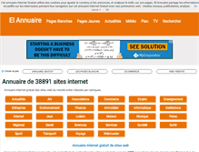 Tablet Screenshot of annuaweb.com